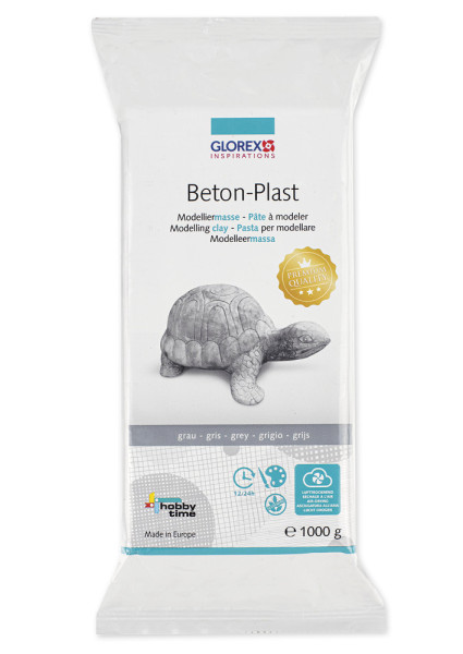 Beton Plast Modelliermasse, 1.000 g, betongrau