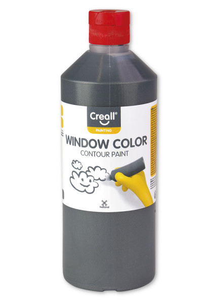 Creall Window Colour Kontur Blei/schwarz, 500 ml