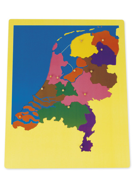 TimeTEX Puzzlekarte Niederlande "Montessori Premium"