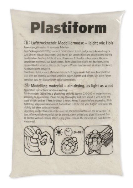 Plastiform, 200 g, elfenbeinfarben