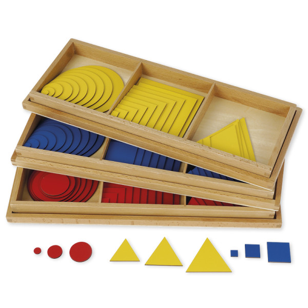 TimeTEX Kreise, Dreiecke und Quadrate "Montessori Premium"